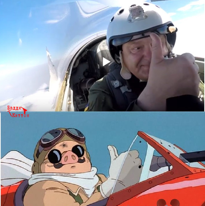 Порошенко в соцсетях похвастался полетом на МиГ-29