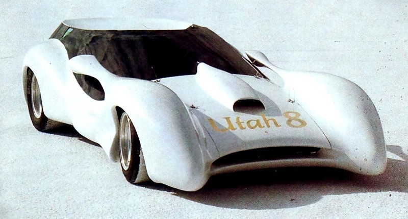 Colani Utah 8 (1978) Спортпрототип с мотоциклетным двигателем BMW. Высота всего 90см. Масса 550кг