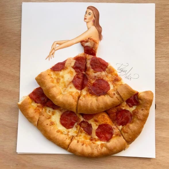 Кто говорил, что пицца не может быть элегантной?