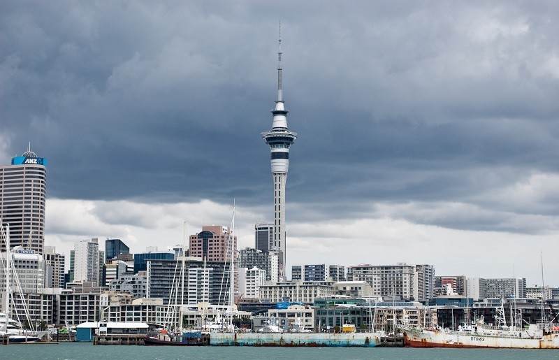 4. Sky Tower, Окленд, Новая Зеландия