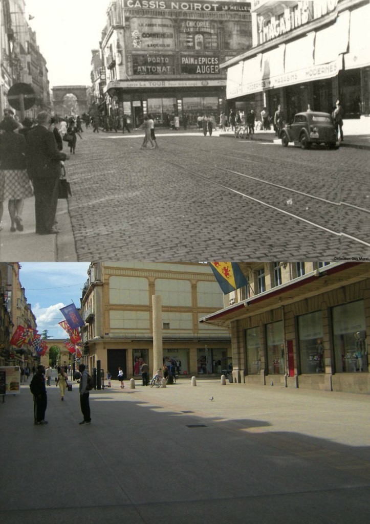 Главная улица города с воротами Гийома.