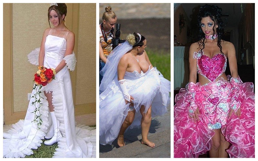 Кошмар любого мужчины: невесты, которые облажались с выбором свадебного наряда