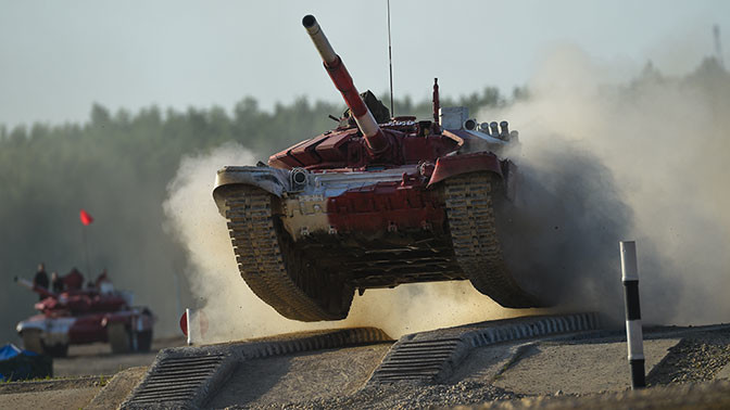 Россия одержала победу в «Танковом биатлоне»