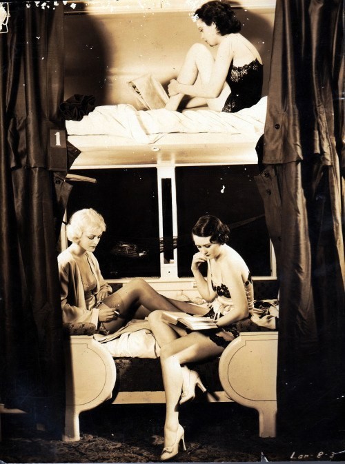 В поезде. США, 1930-е годы.