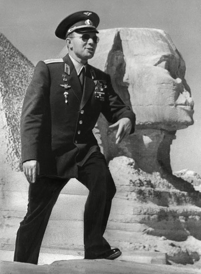86 Юрий Гагарин в Египте.