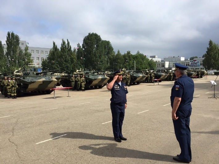 ВДВ получили очередной батальонный комплект БМД-4М