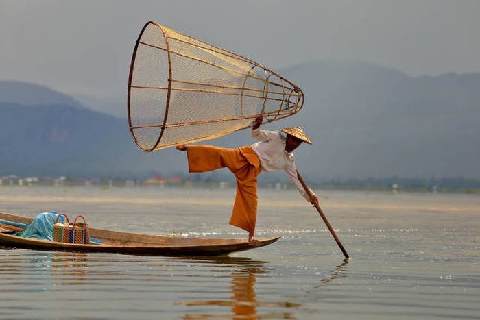 Рыболов из Мьянмы 