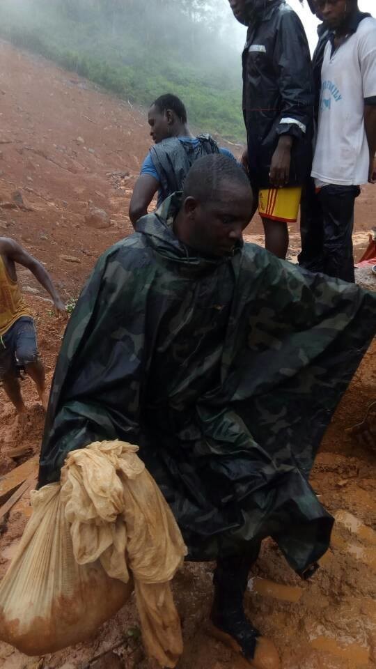В Сьерра-Леоне сошел оползень и похоронил более 300 человек