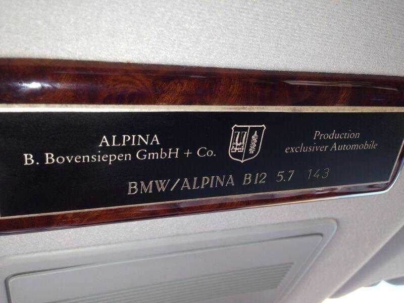 Alpina B12 - прекрасный и редкий BMW 7-серии 1998 года