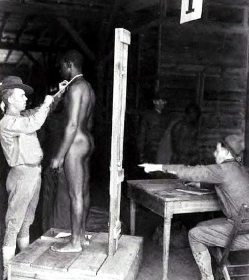 Подготовка раба к продаже, США, XIX век.