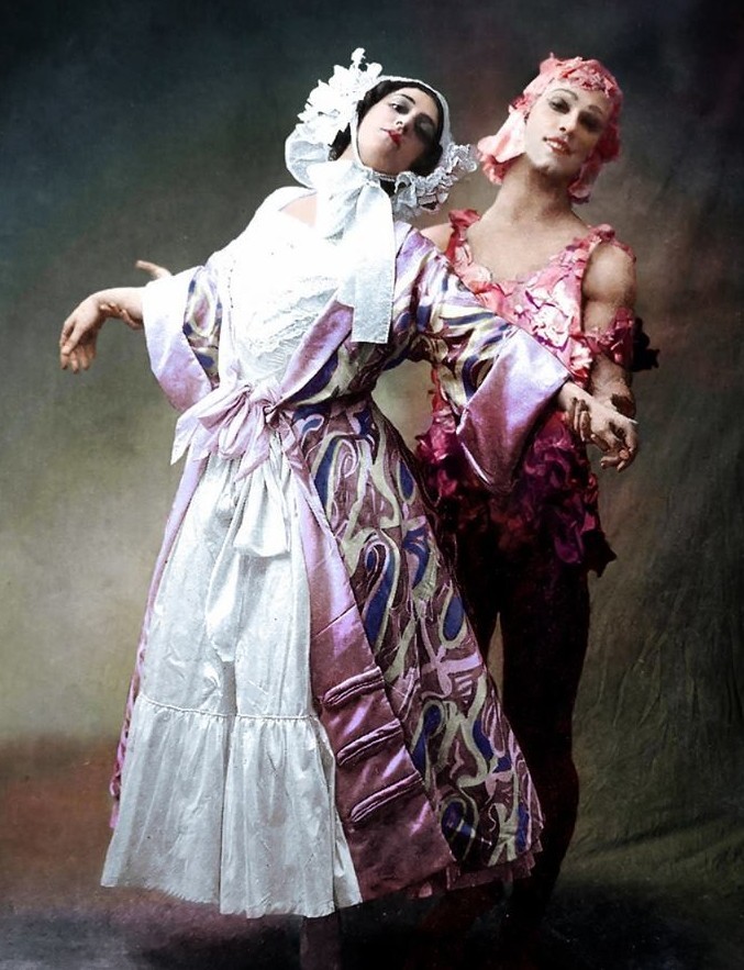 Тамара Карсавина и Вацлав Нижинский, "Видение розы", 1911