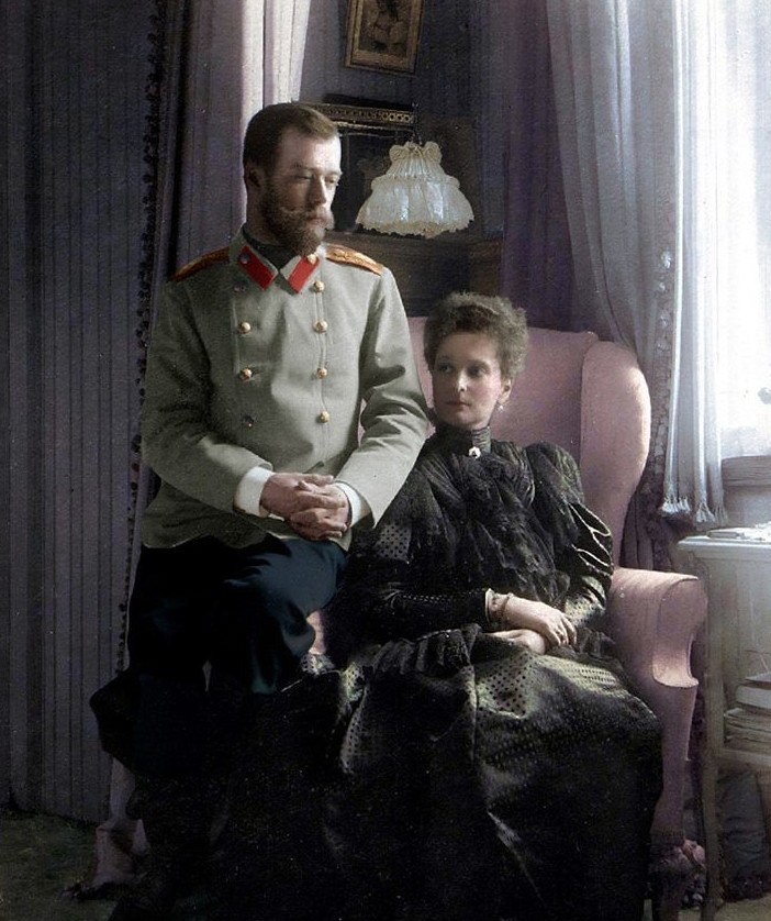 Николай II и Александра Фёдоровна.