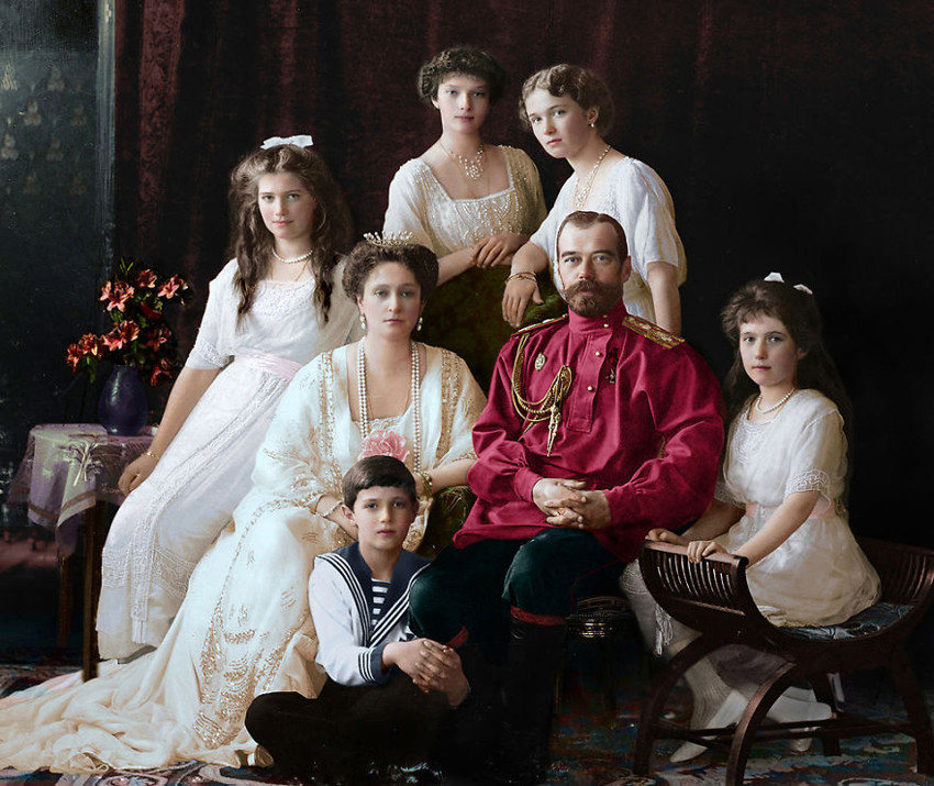 Императорская семья, 1914.