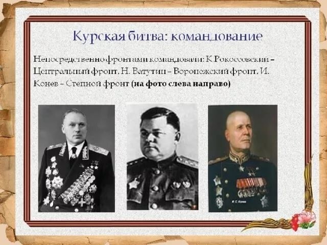 День разгрома немецко‑фашистских войск в Курской битве