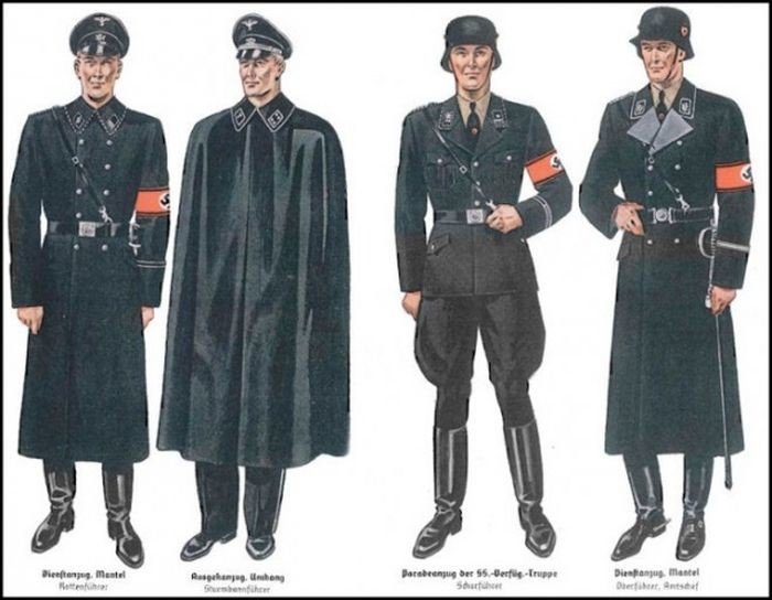 16. Известная компания одежды Hugo Boss, выпускала униформу для нацистской Германии. Коллекция 1934 года