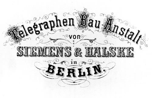 19. Siemens. Официально приступила к работе 12 октября 1847.  Занималась кроме электротелеграфии широким кругом работ в области точной механики и оптики, а также созданием электромедицинских аппаратов.