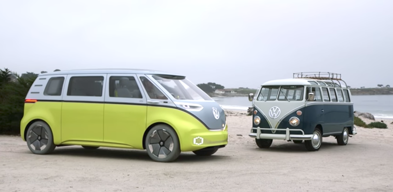 "Это транспортное средство соединяет в себе прошлое и будущее", - заявил Герберт Дисс, руководитель концерна Volkswagen
