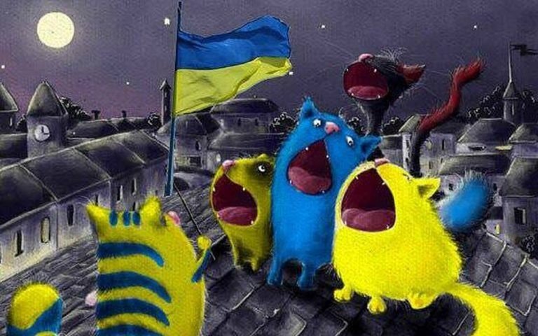 ЦВЕТА УКРАИНСКОГО ФЛАГА