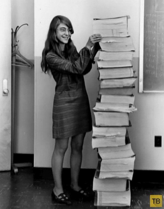 Главный инженер программного обеспечения в НАСА Маргарет Хэмилтон, 1969 г