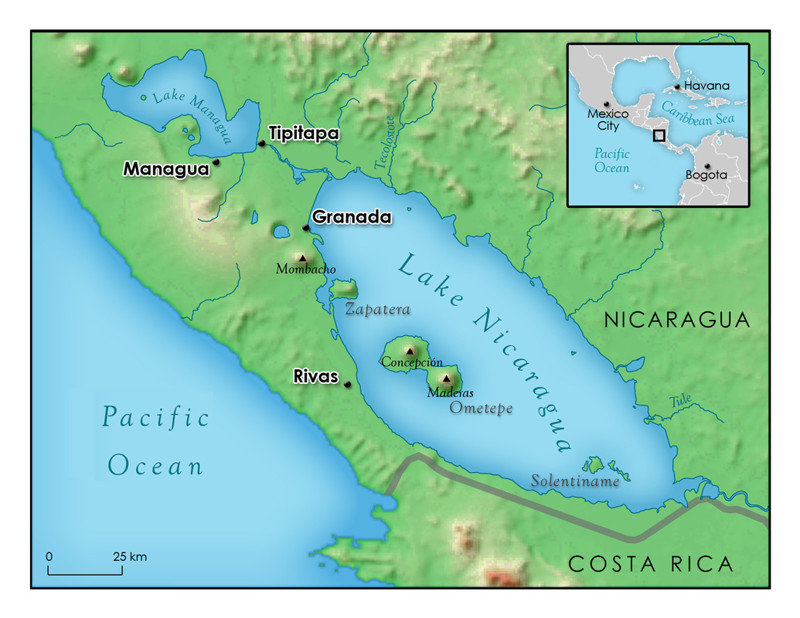 Интересные факты про озеро Никарагуа