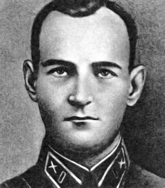 Командир первой батареи реактивных артиллерийских установок БМ-13 («Катюша») капитан И.А. Флёров