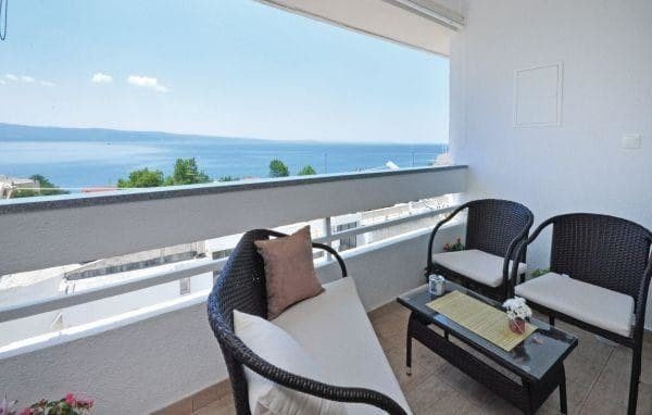 Сплит, Хорватия. Двухкомнатная квартира с видом на Адриатическое море. $1,025/месяц.