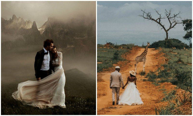 30 лучших свадебных фото с разных уголков планеты
