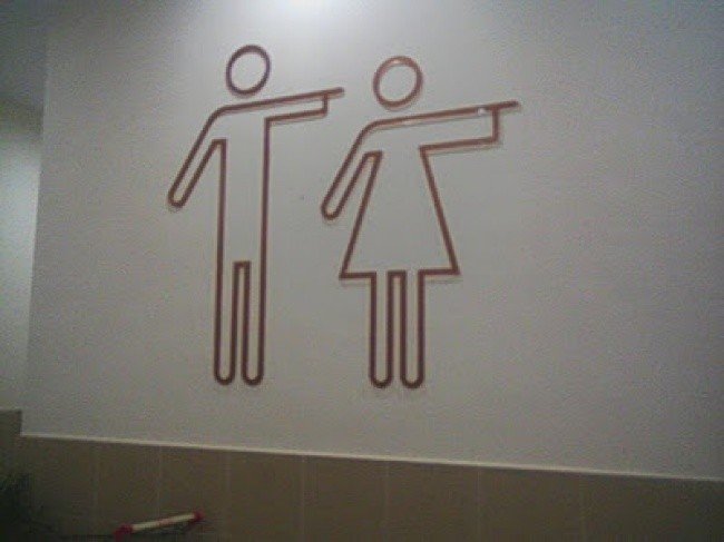 Лучшие знаки на дверях туалетных комнат