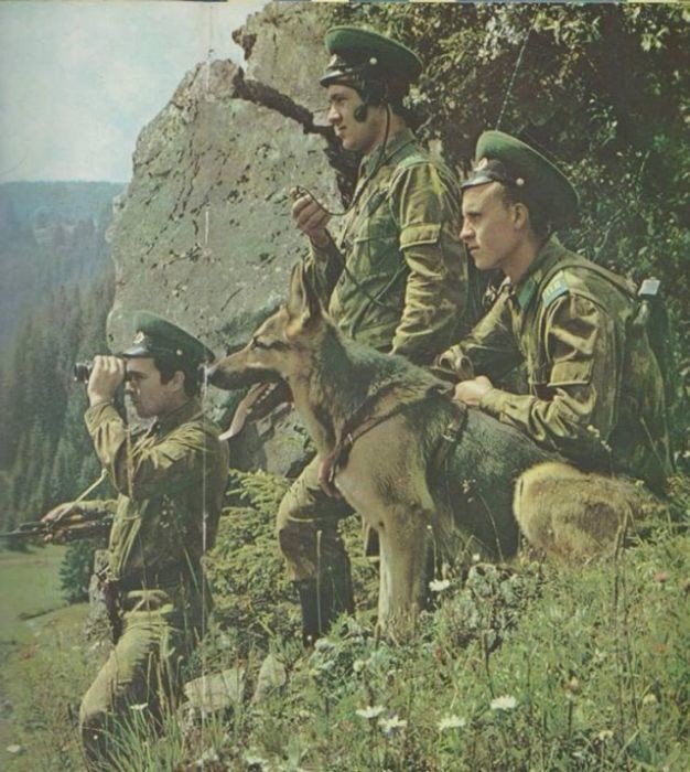 Советские пограничники