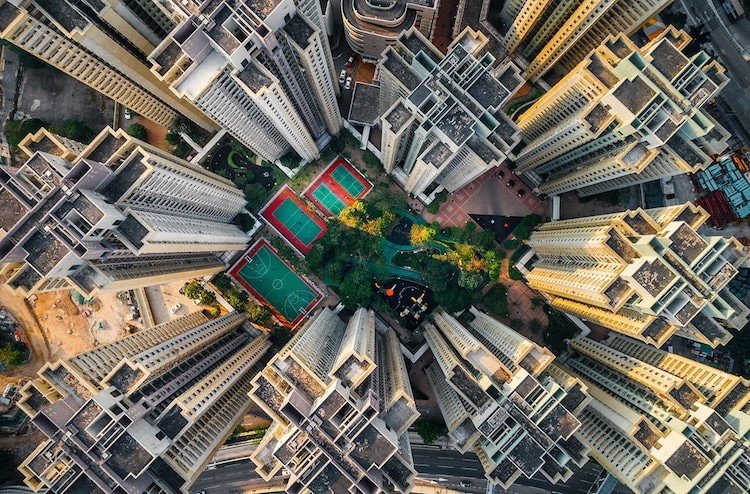 Энди Енг. Небоскребы Гонконга с высоты птичьего полета