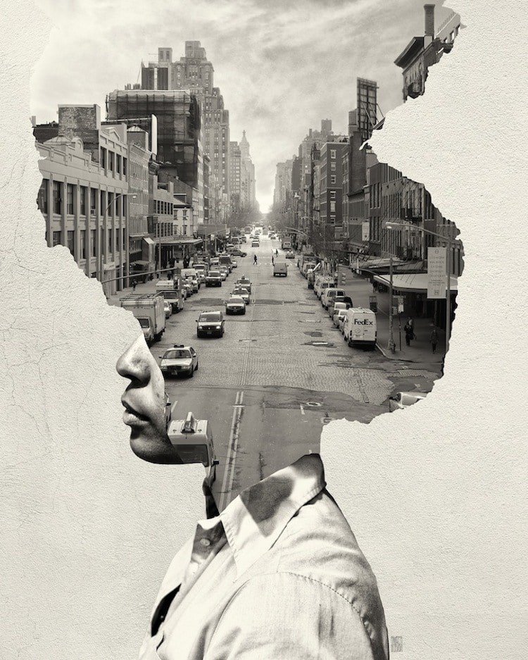 Айдан Сатин Конте. Городские мечты. Фотоколлаж