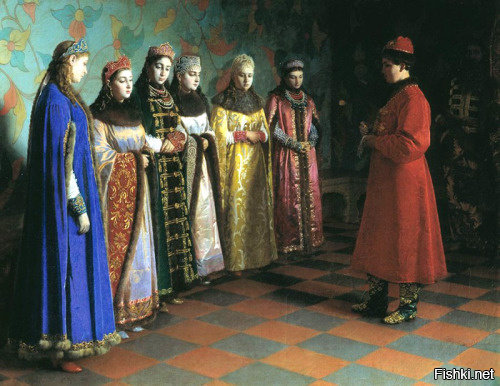 Седов Григорий (1836-1886) - Выбор невесты царём Алексеем Михайловичем