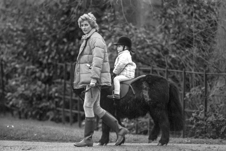 Диана и маленький принц Гарри, 1988