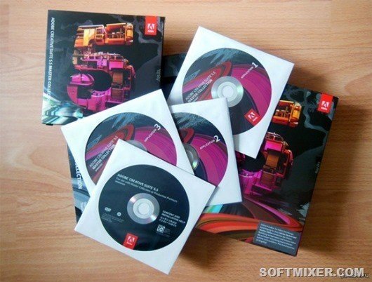 1. Лицензионный диск Adobe
