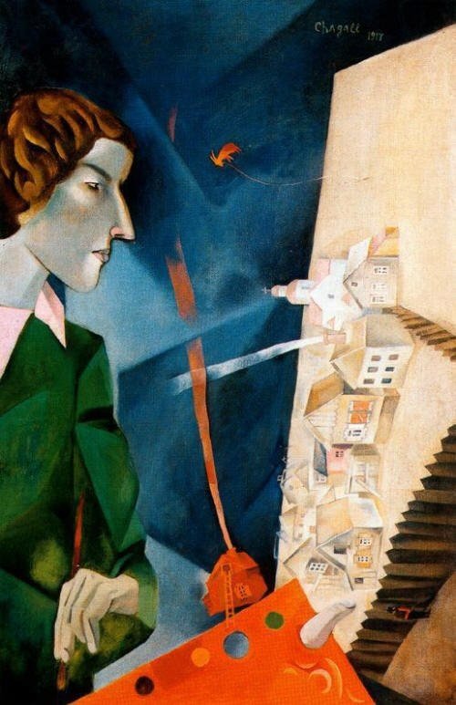 Поэзия в картинах: "Шагал по улице Шагал"