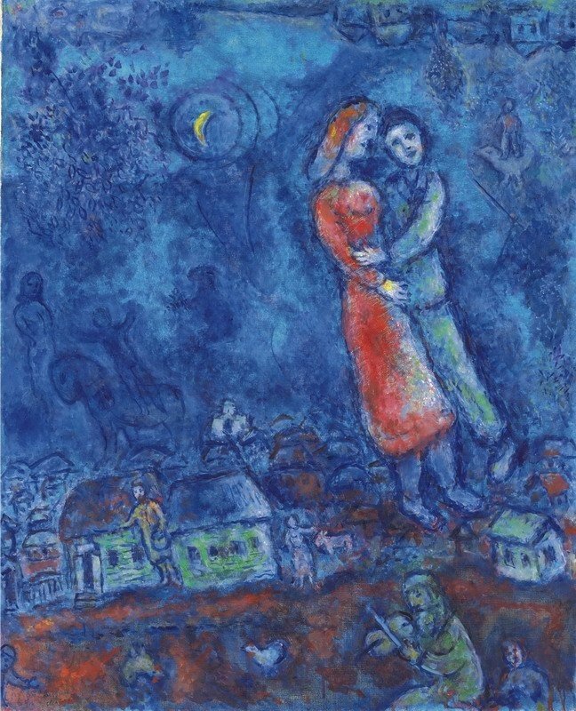 Поэзия в картинах: "Шагал по улице Шагал"