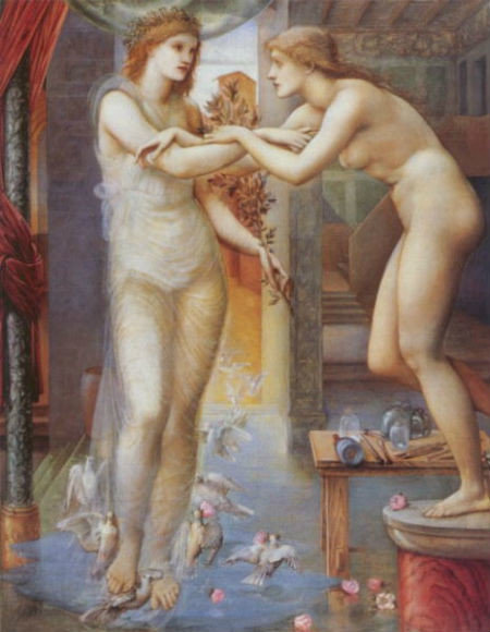 Сэр Эдвард Колей Бёрн-Джонс (1833-1898) - картина из серии "Пигмалион"