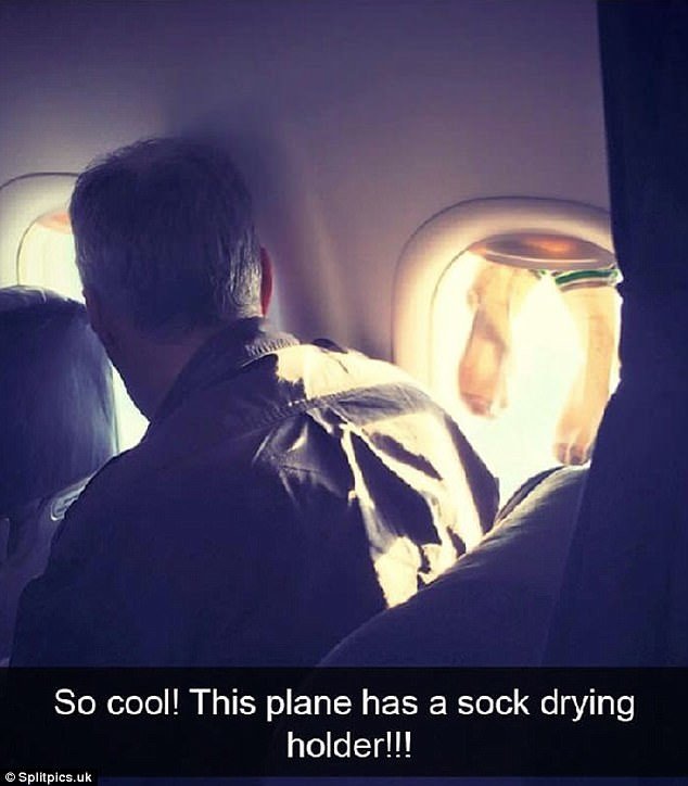 4. Круто! В этом самолете есть где высушить носки!