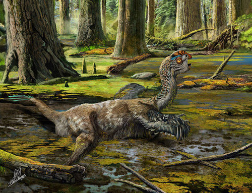 Tongtianlong limosus, динозавр.