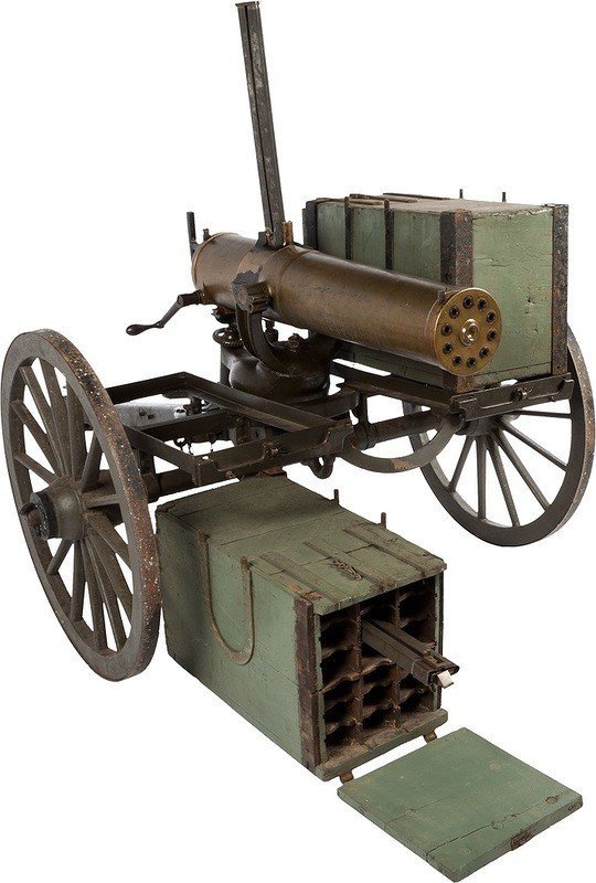 Пулемет Гатлинга: первая карусель смерти