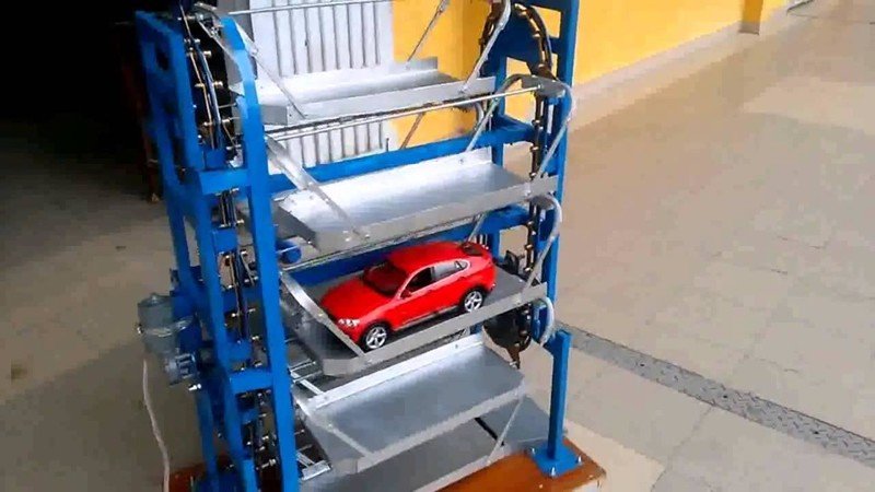 Автоматизированная роторная парковка для автомобилей