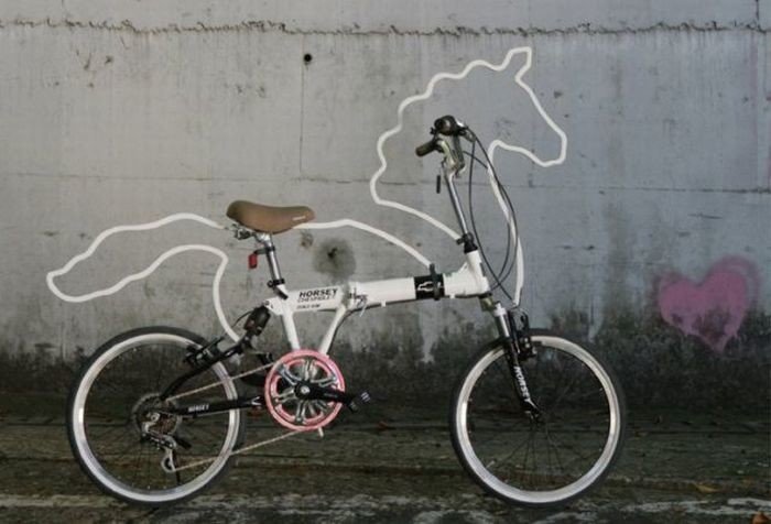 Велосипед-лошадка.