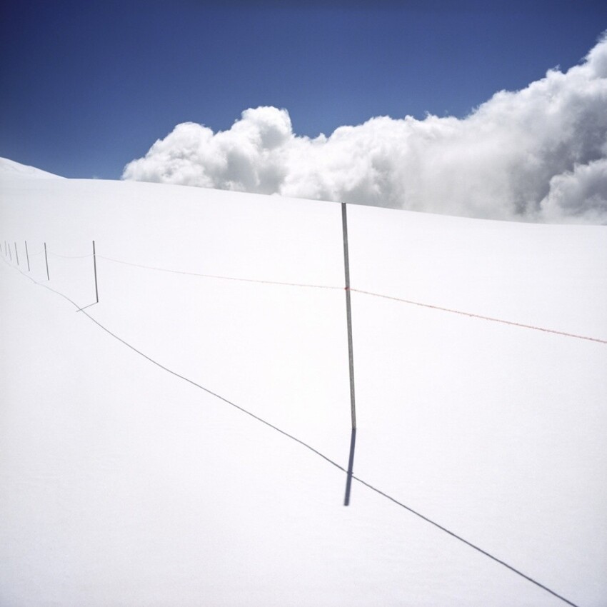 29. Белая граница. Снег на границе Италии и Швейцарии