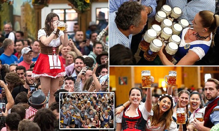 Мюнхен заливает пивом:  Октоберфест стартовал!