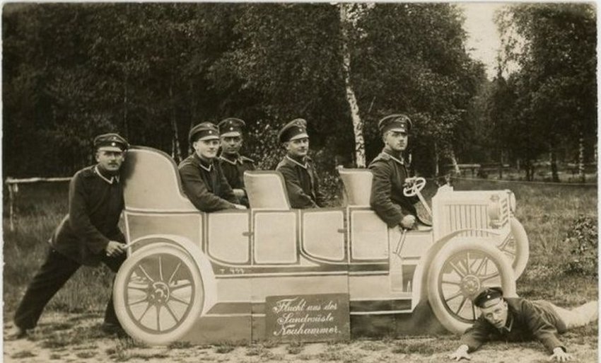 Весёлые армейские фотографии 1912 — 1945 годов