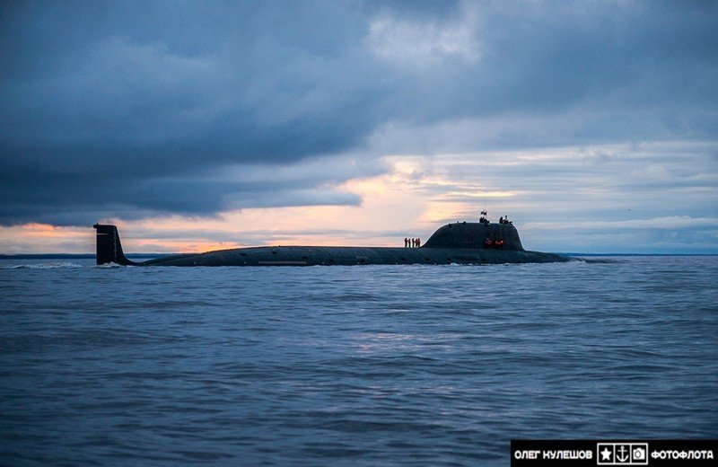Российская атомная подводная лодка "Ульяновск"