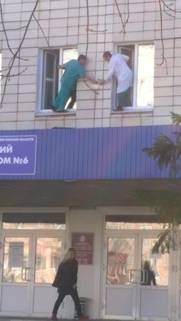 Обыкновенная больница в Омске