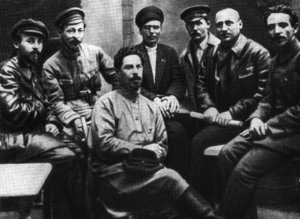Ф. Э. Дзержинский и члены коллегии ВЧК. 1919 г