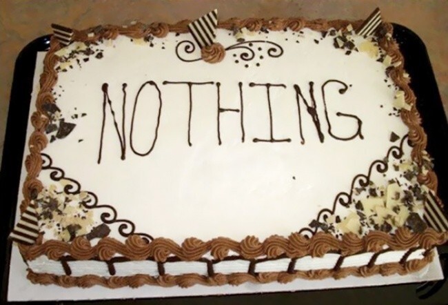 4. Я попросил их ничего не писать на моем торте.
