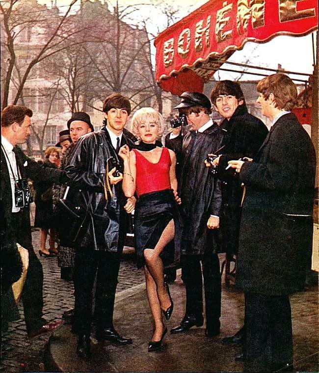 The Beatles in Paris, 1964.